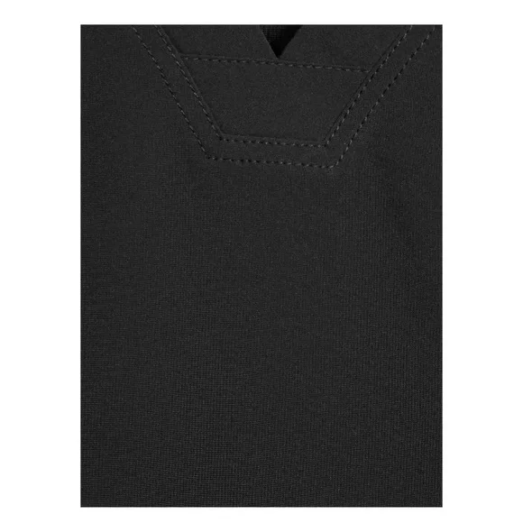 NWT Scrubstar Women's Seasonal Solid Contrast V-Neck Scrub Top - Picture 3 of 10